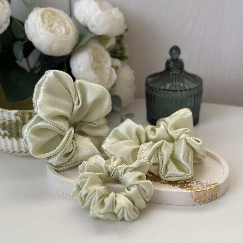 Zīda matu gumija g.zaļa (Nr 14)